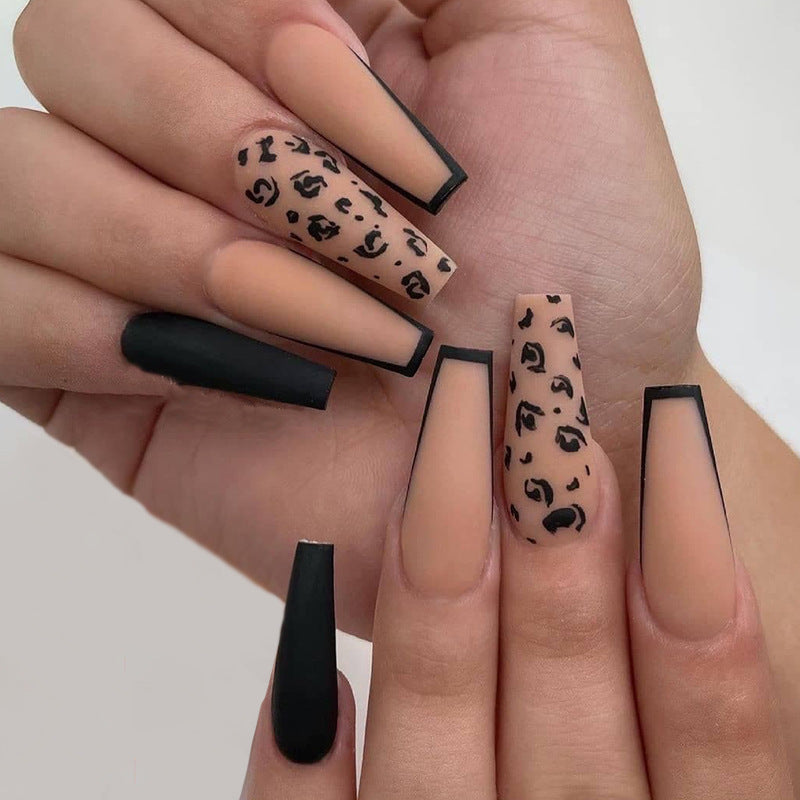 BLACK LEOPARD PRINT