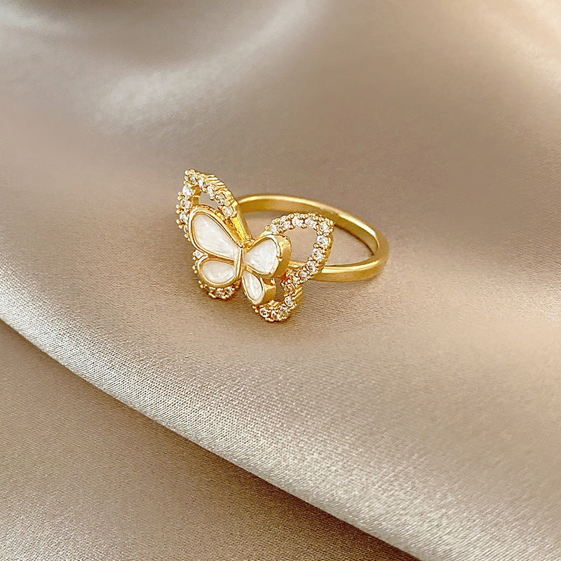 BUTTERFLY GOLD RING