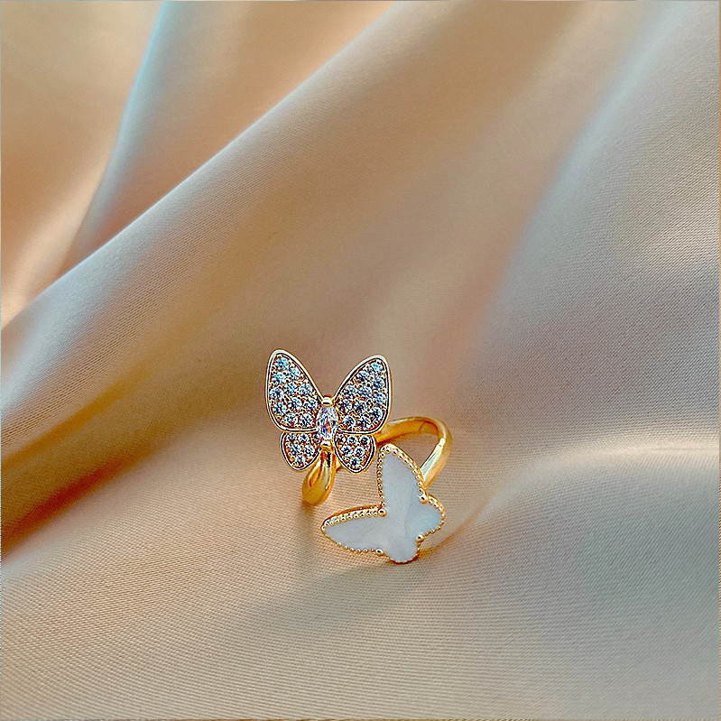 BUTTERFLY OPENING RINGS