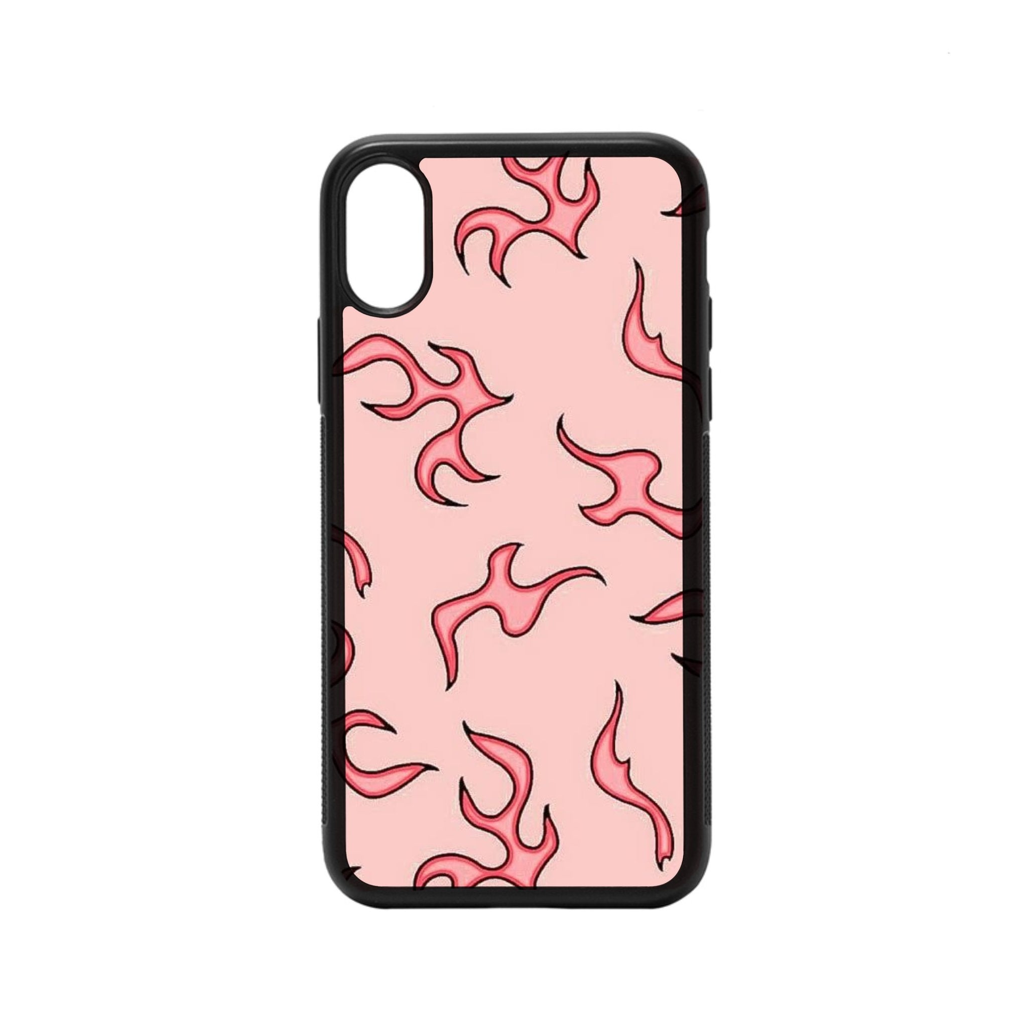 Pink Tyler Flames Case