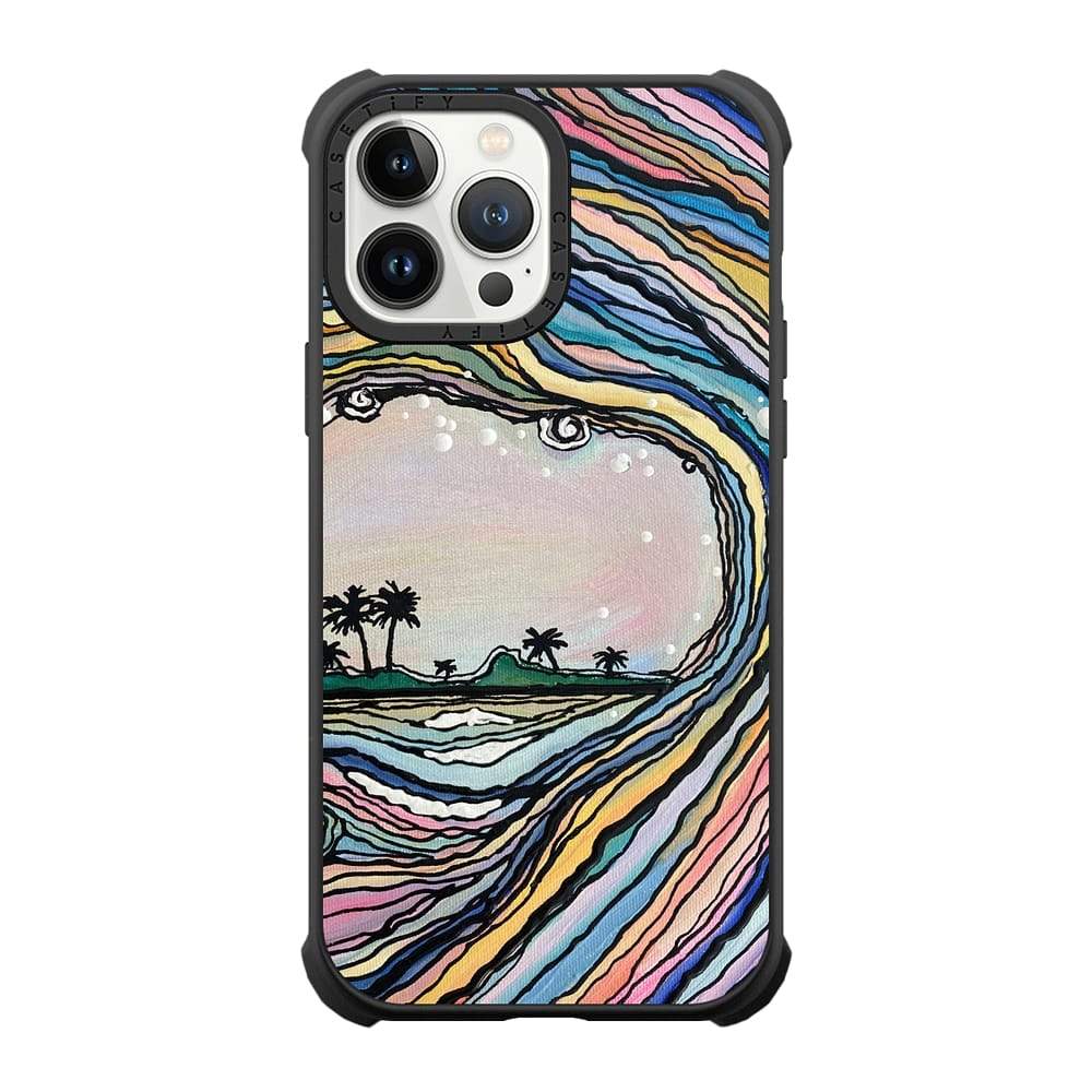 Waikiki Sunset Iphone Case by Ann Upton